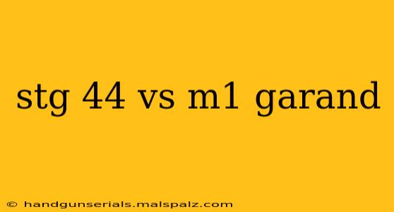 stg 44 vs m1 garand