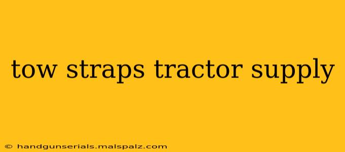 tow straps tractor supply