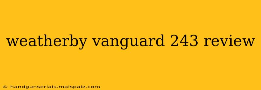 weatherby vanguard 243 review