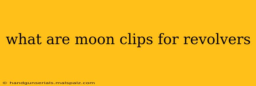 what are moon clips for revolvers