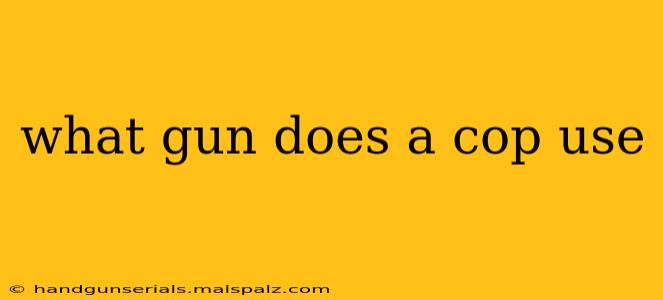 what gun does a cop use