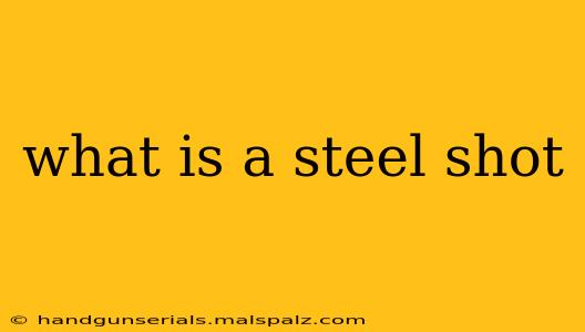 what is a steel shot